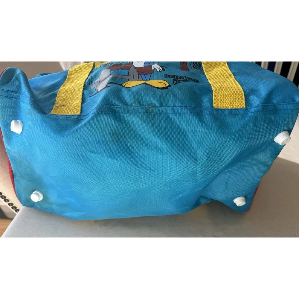 Vintage Woody Woodpecker Large Zipper Duffle Bag Thrashed‎ Universal Studios